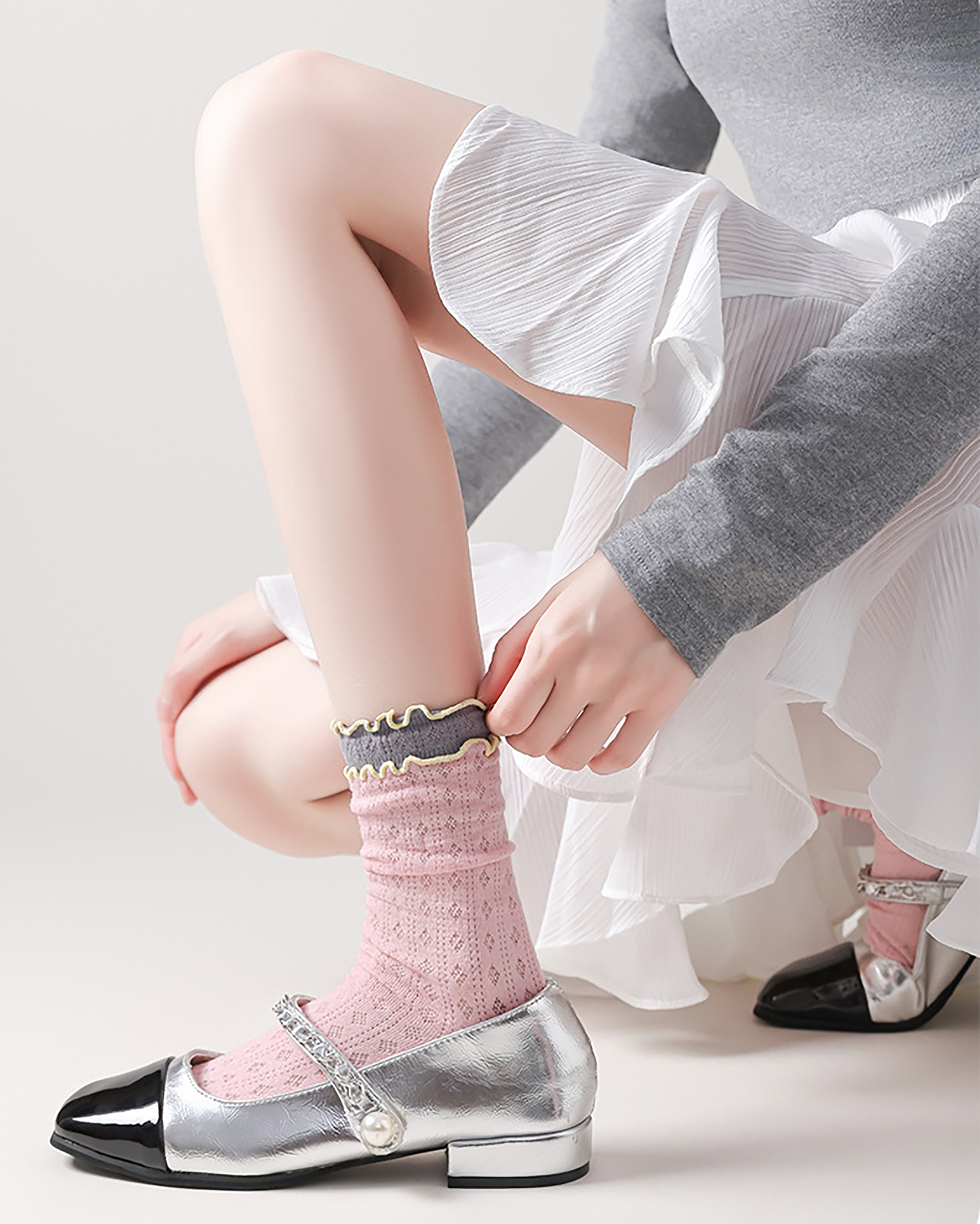 Women's Cotton Crew Socks - Image 2