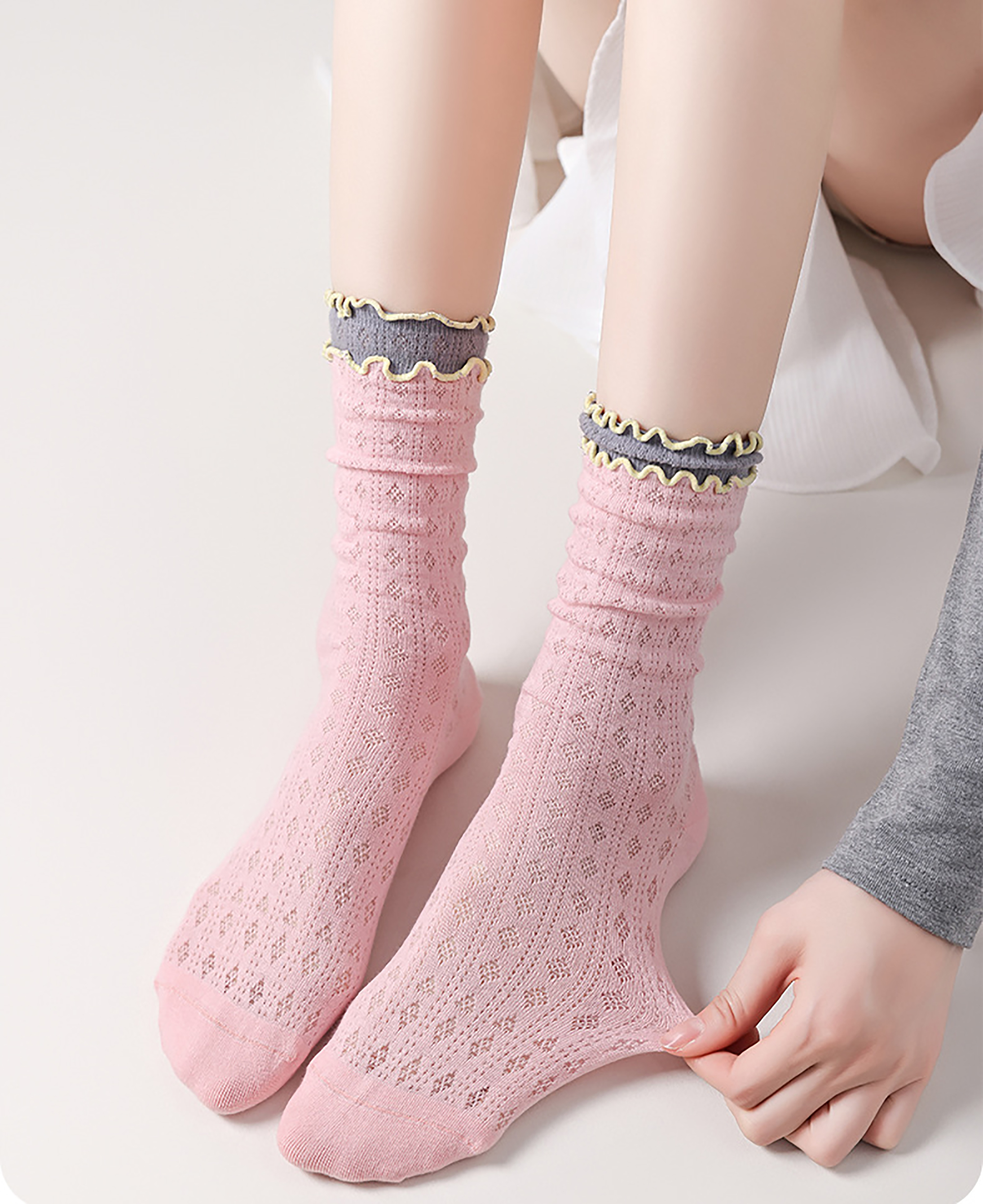 Women's Cotton Crew Socks - Image 6
